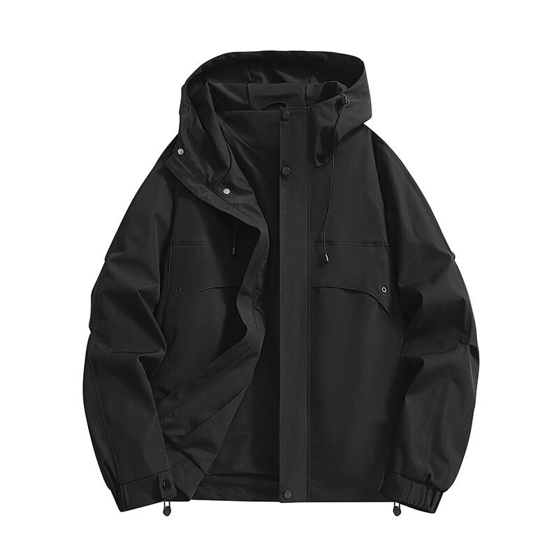 2025 Мужские уличные куртки, пальто, мужская хип-хоп куртка с капюшоном в стиле Харадзюку, мужская ветровка, пальто, мужские однотонные куртки-бомберы