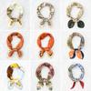 Women'S New Fashionable Atmosphere Simulation Silk Scarf Neck Protection Scarf Spring Summer Autumn Square Scarf