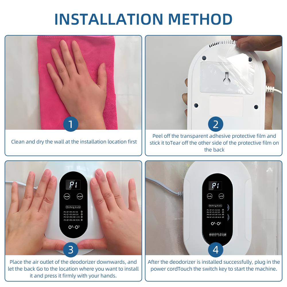 Negative Ion Air Purifier Eliminates Smoke and Odor Formaldehyde 4 Working Modes Low Noise Travel