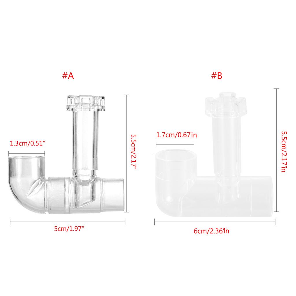 Fish Tank Oil Film Remover Easy To Use Plastic Transparent Pipe Spin Outflows Filter Fish Tank Cleaning Accessory