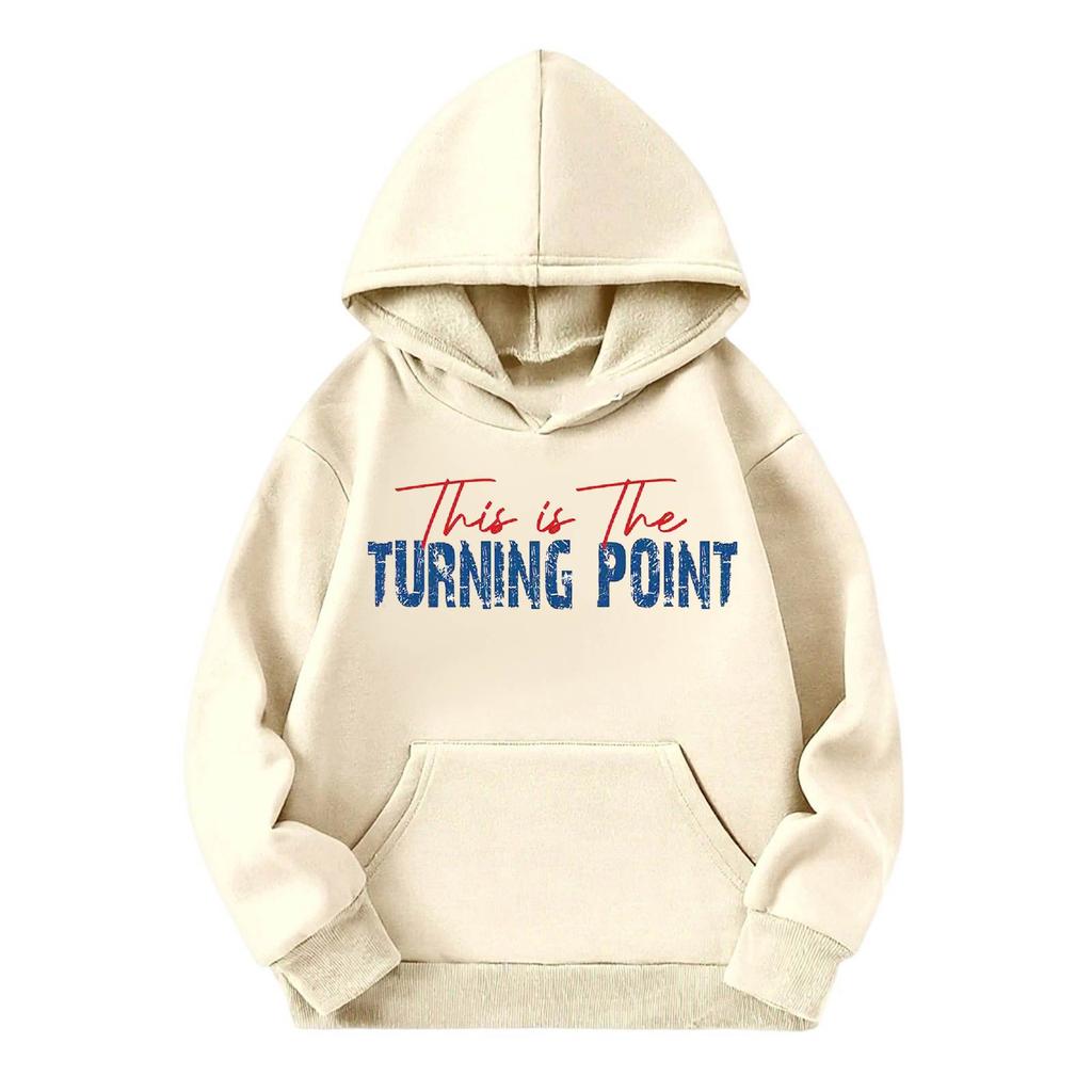 Kids' Fashion Printed Pullover Casual Long-Sleeve Crewneck Hoodie Top