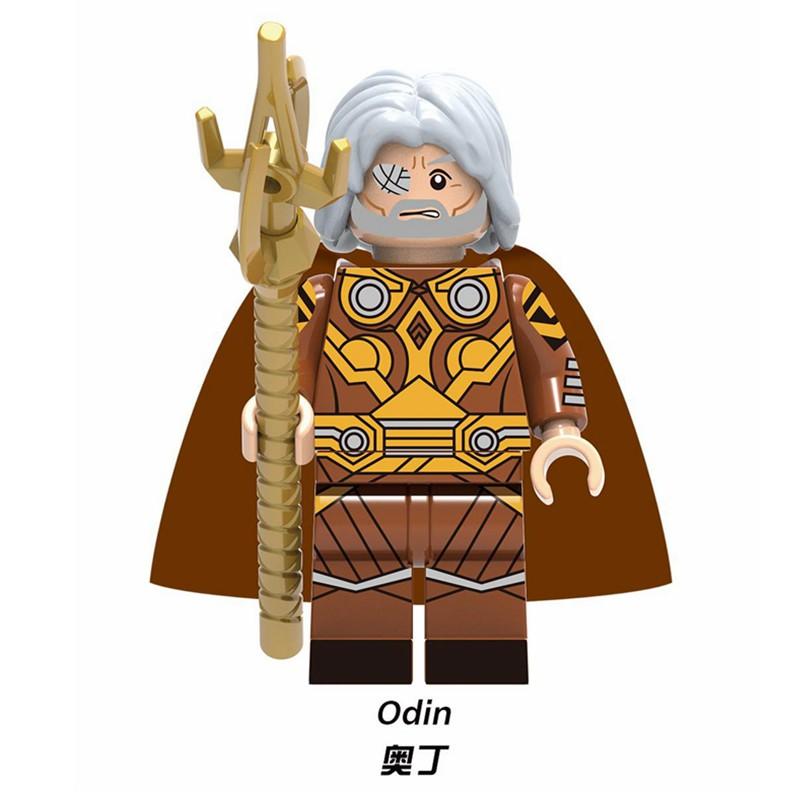 Thor Loki Hela Odin Iron Man Marvel Super Heroes Building Blocks Education Toys Gifts