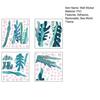 1/4 шт. стикер на стену тема подводного мира морская трава пузырь черепаха морской конек ПВХ украшение для гостиной спальни настенная художественная наклейка товары для дома