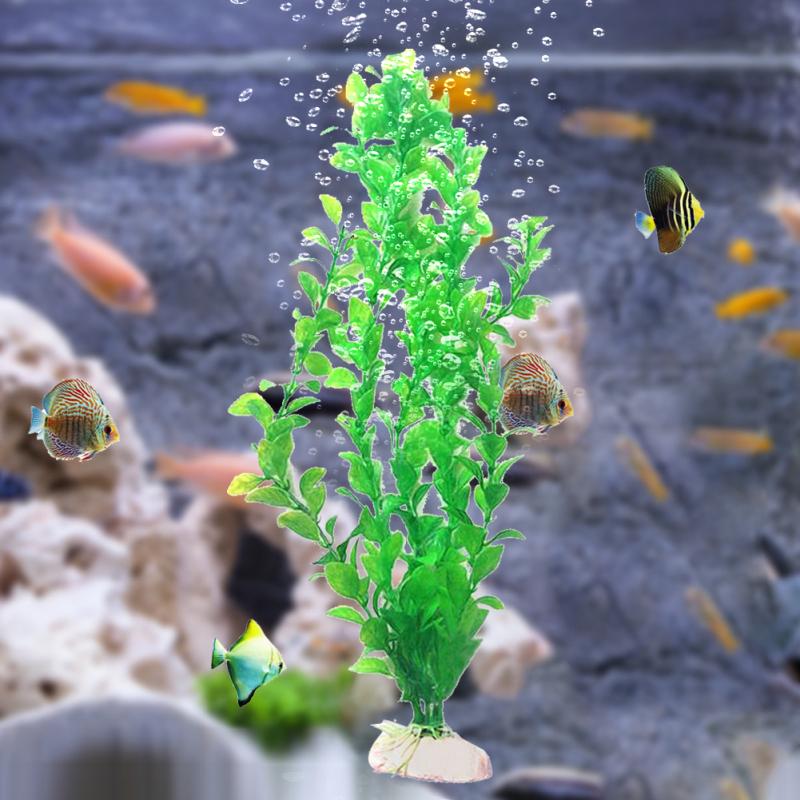 25cm Artificial  Ornaments Simulation Fake Water Plants Micro Landscape Aquarium Fish Tank Bottom