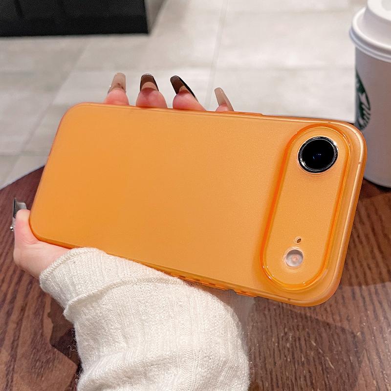 0,45 мм Ультратонкий Матовый Мягкий Силиконовый Чехол Для iPhone Air 17 16 15 14 Pro Max Plus 16E Конфетный Цвет Полупрозрачный Тонкий Прозрачный Корпус
