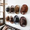 4/8Pcs Hat Hooks Cowboy Hat Racks Easy Installation Strong Adhesive Wall Mount Cap Holder Baseball Cap Organizers