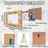 DETIHO Dad Picture Frame, Father's Day Picture Frames, Best Daddy Ever Gift,Birthday Gifts, We Love You Dad Photo Decor, Fit 4x6 Photo Wooden