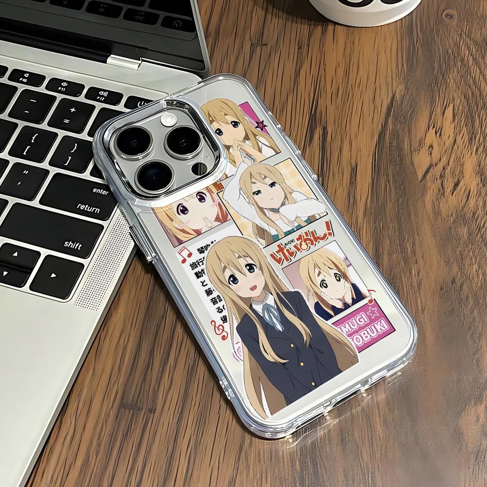 Аниме Y2k K-K-ON Милый чехол для телефона для Xiaomi Mi 15 14T 14 12T 11T 11 Lite Poco M7 X7 X6 F5 F6 X5 X4 GT Pro 4G 5G Прозрачный Мягкий