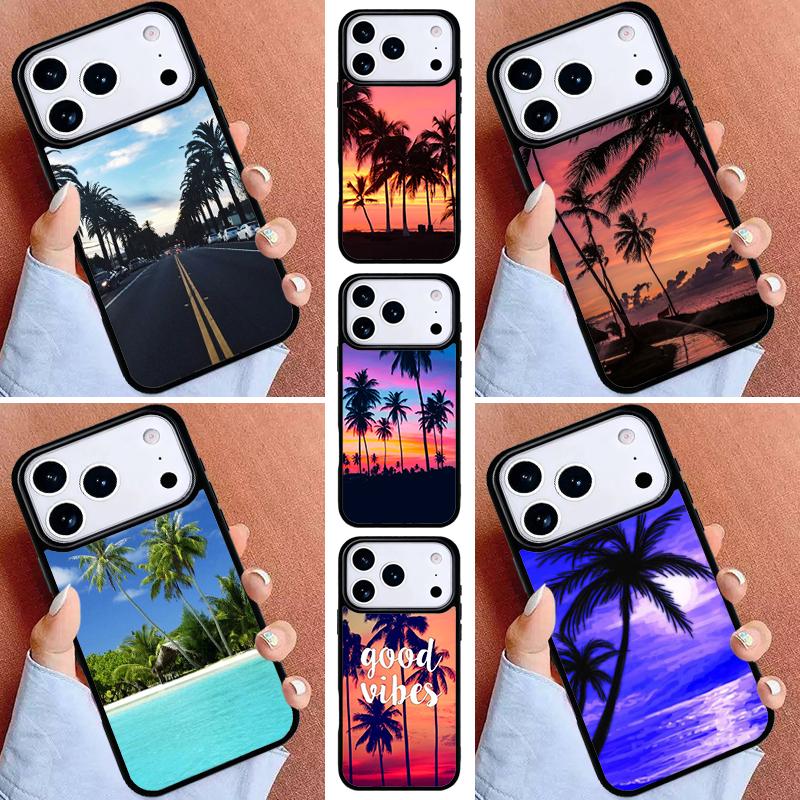 ЧЕХОЛ ДЛЯ ТЕЛЕФОНА CALIFORNIAN PALM TREES для iPhone 16e 15 14 13 12 17 Pro Max Plus Air 17pro Чехол Coque
