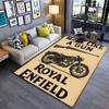Vintage Royal Enfield Design Suitable As a Non-slip Mat for the Living Room or Bedroom Sofa