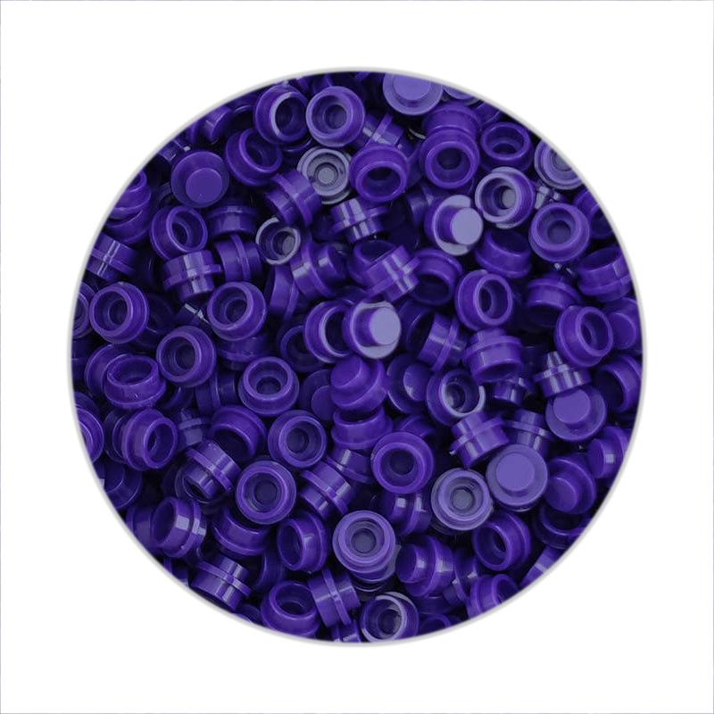 300/500/1000 шт. Сборные частицы 6141 Пластина круглая 1x1 точка DIY строительные блоки фигурки лампа кирпичи игрушка для детей 4073