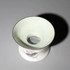 Chinese Tea Set Accessory, Tea Filter, Matte White Ceramic Strainer, Creative Lotus Infuser, Cup Funnel and Stand Set, Teaware