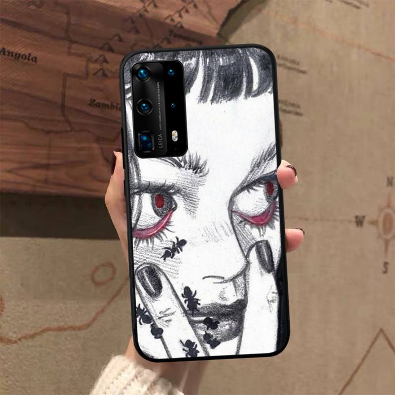 Чехол для телефона Junji Ito Terror Horror Anime для Huawei P50 P40 E P30 P20 Pro P10 Lite P Smart Y6 Nova3E Honor10