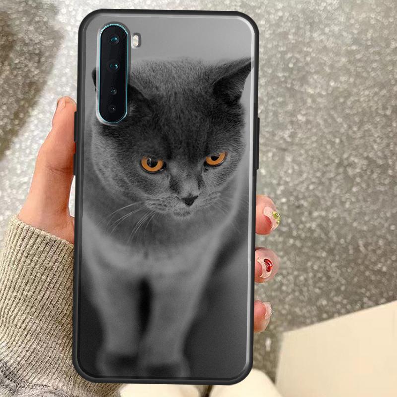 Чехол для телефона OnePlus с изображением британской короткошерстной кошки 15 13 12 11 10 10R 12R 13R 15R 13T 10T 8T Nord 5 CE 2 3 4 Lite N20 N30