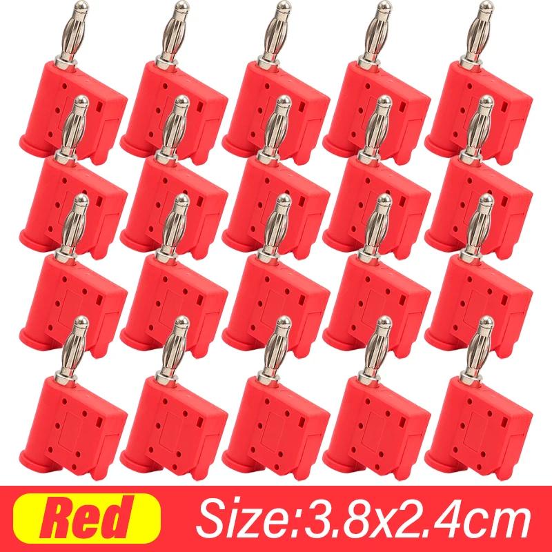 Быстроразъемные клеммы типа «банан» без пайки для аудиоразъема, музыкального динамика, быстрого подключения, позолоченные медные аксессуары, оптом