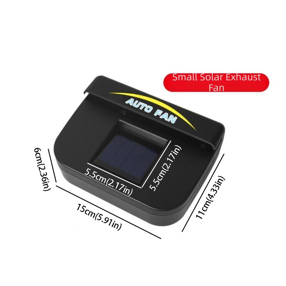 Odor Removal Solar Powered Fan Energy Saving Cooling Radiator Fan Cooling Window Fan  Car Use
