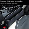 Кожаный ящик для хранения сидений автомобиля Gap: Универсальная автомобильная сумка для хранения вещей в автомобиле.