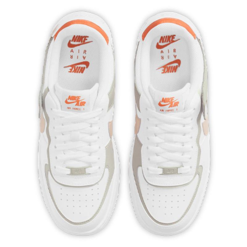Nike Air Force 1 Low Shadow 'White Bright Mango' Women's Sneakers DH3896-100