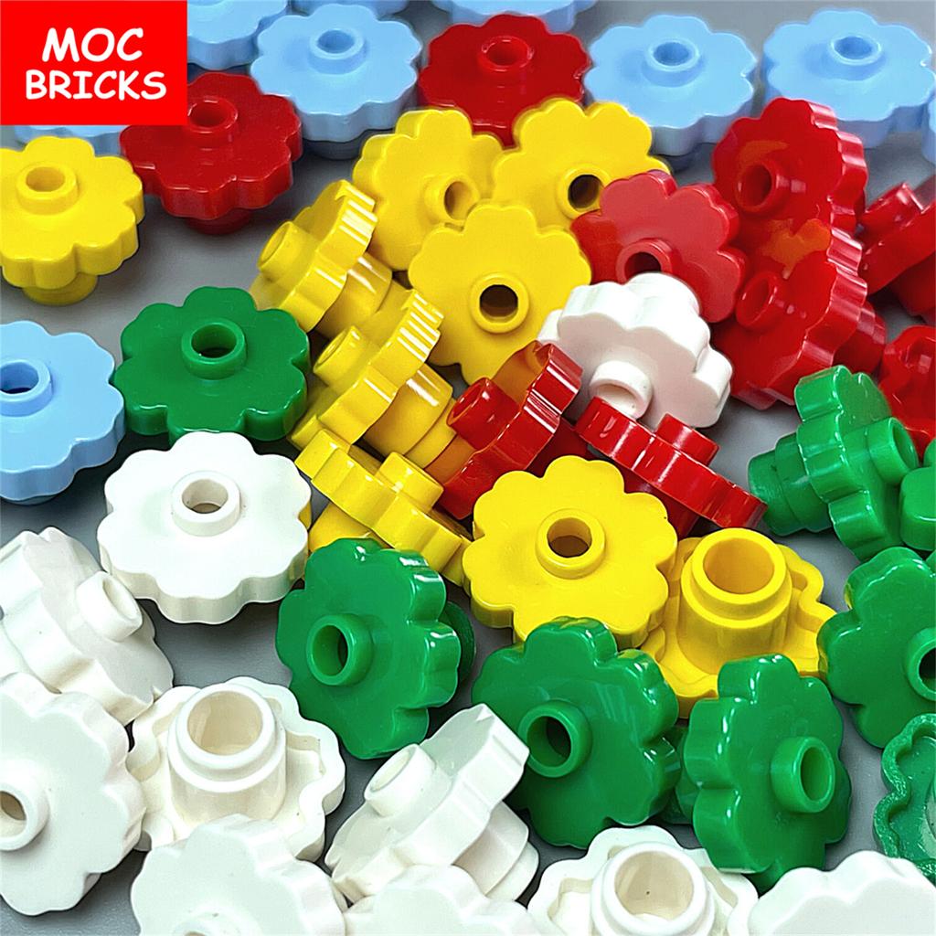 Нетоксичные Moc Кирпичи Растение Цветок 2x2 Скругленные Совместимые Собираемые Частицы 98262 Строительные Блоки Детали История Массовая Модель Игрушки