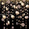 4M мерцающая бумажная гирлянда 1st 18 21st 30 40 50 60 Years Happy Birthday Party Decoration Adult Kids Boy Girl Baby Shower Decor