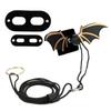 Adjustable Lizard Leash Bearded Dragon Harness Soft for Reptiles Small Pet AnimalsBlack