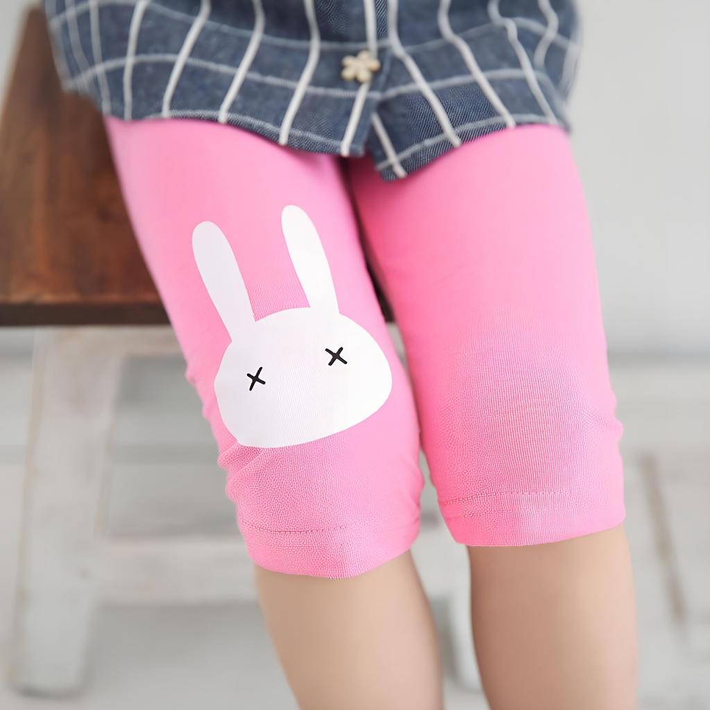 Летние леггинсы для девочек, детские брюки до колена, леггинсы, брюки, эластичные хлопковые детские капри ярких цветов, узкие брюки для девочек