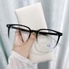 Анти-синие очки для женщин без макияжа, нестандартная оправа очков для студентов мужского пола, готовые очки для близорукости, черная оправа