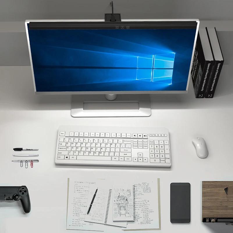 33/50CM Computer Monitor LED Dimmable Clip Lamp Dormitory Lamp Reading Eye Protection Desk Light Notebook Screen Hanging Lamp