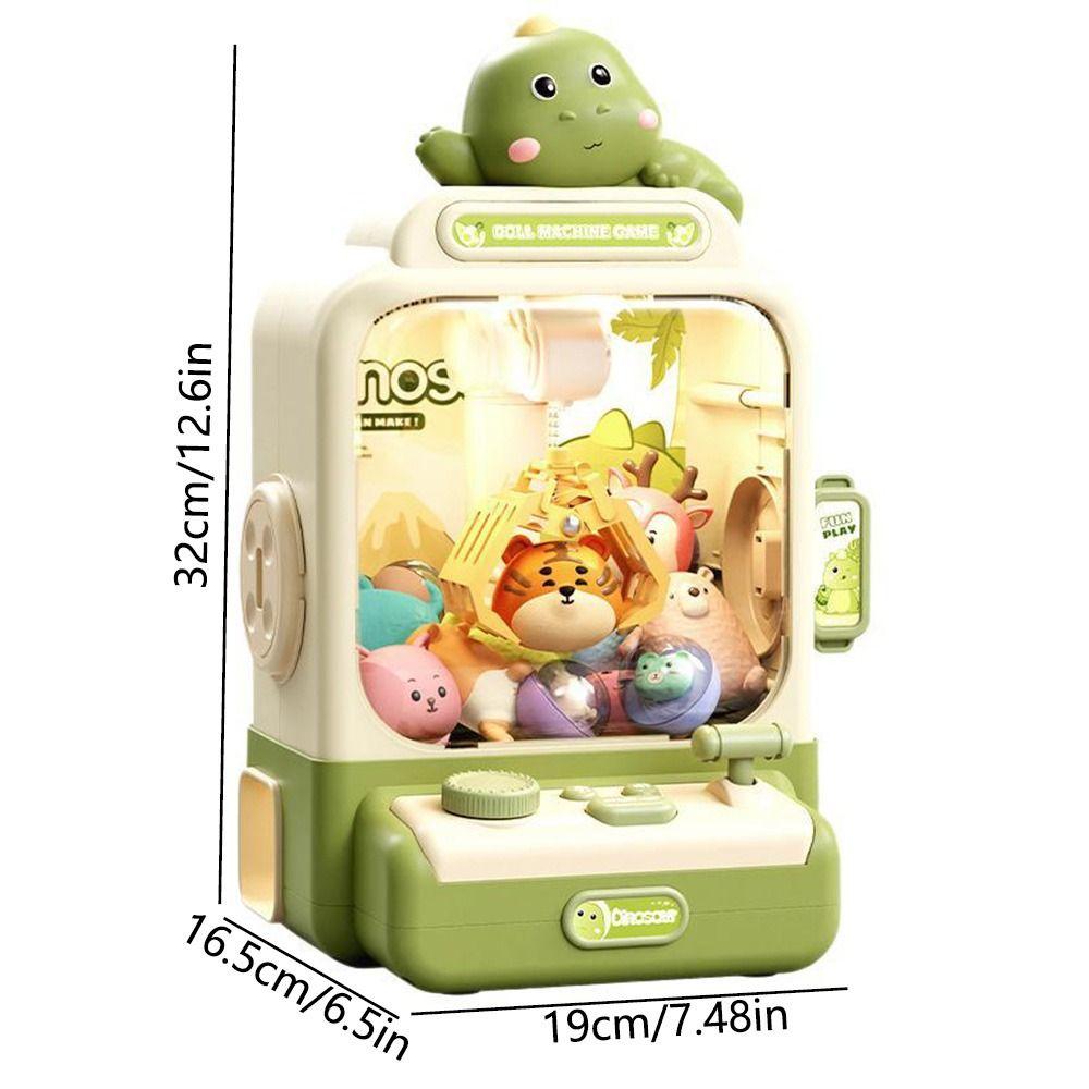 Electronic Mini Clip Doll Machine Strong Grip Cartoon Claw Crane Machine  Arcade Game