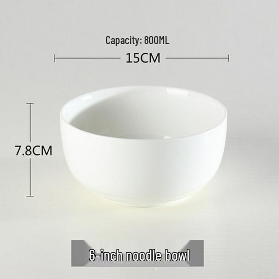 Japanese Ceramic Noodle & Soup Bowl - Large, Korean Style, Ideal for Couples & Students, Perfect Home Tableware.