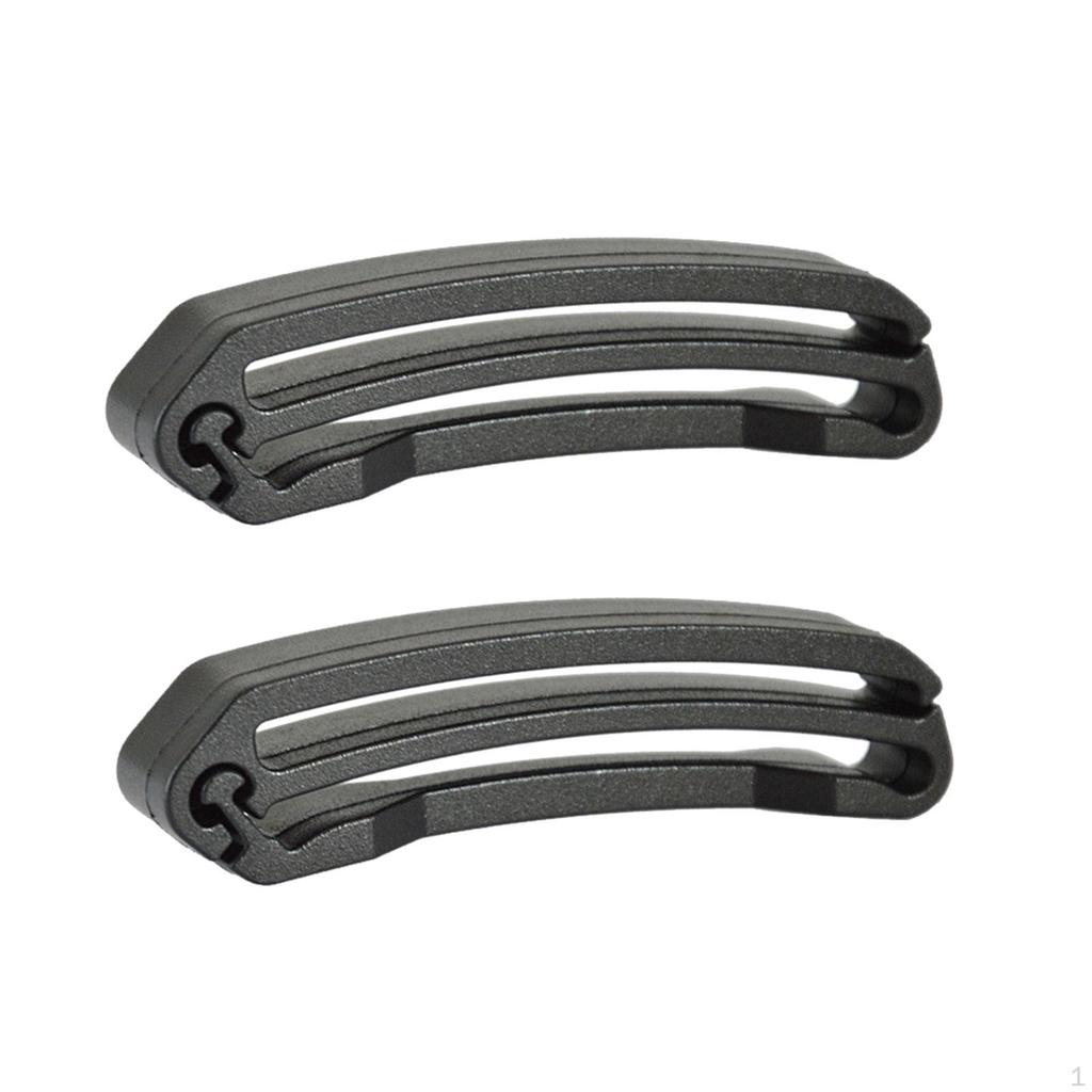 2 Pack Webbing Waist Belt Fastener Weight Stopper Adjustable Straps for Backpacks