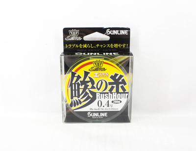 Sunline Ester Line Rush Hour 200M HG, размер 0,4 2 фунта, желтый (6169)