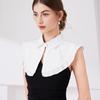 White Solid Color Fake Collar For Women Ladies False Shirt Blouse Detachable Collar Neckwear Female Neck Collar Fuax Cols