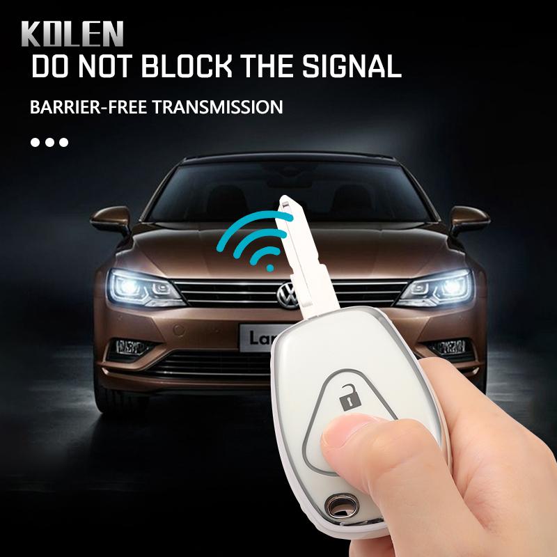 Новый чехол-обложка из ТПУ для брелока автомобильного ключа для Renault Megane Modus Espace Laguna Duster Logan Dacia Sandero Fluence Clio Kango