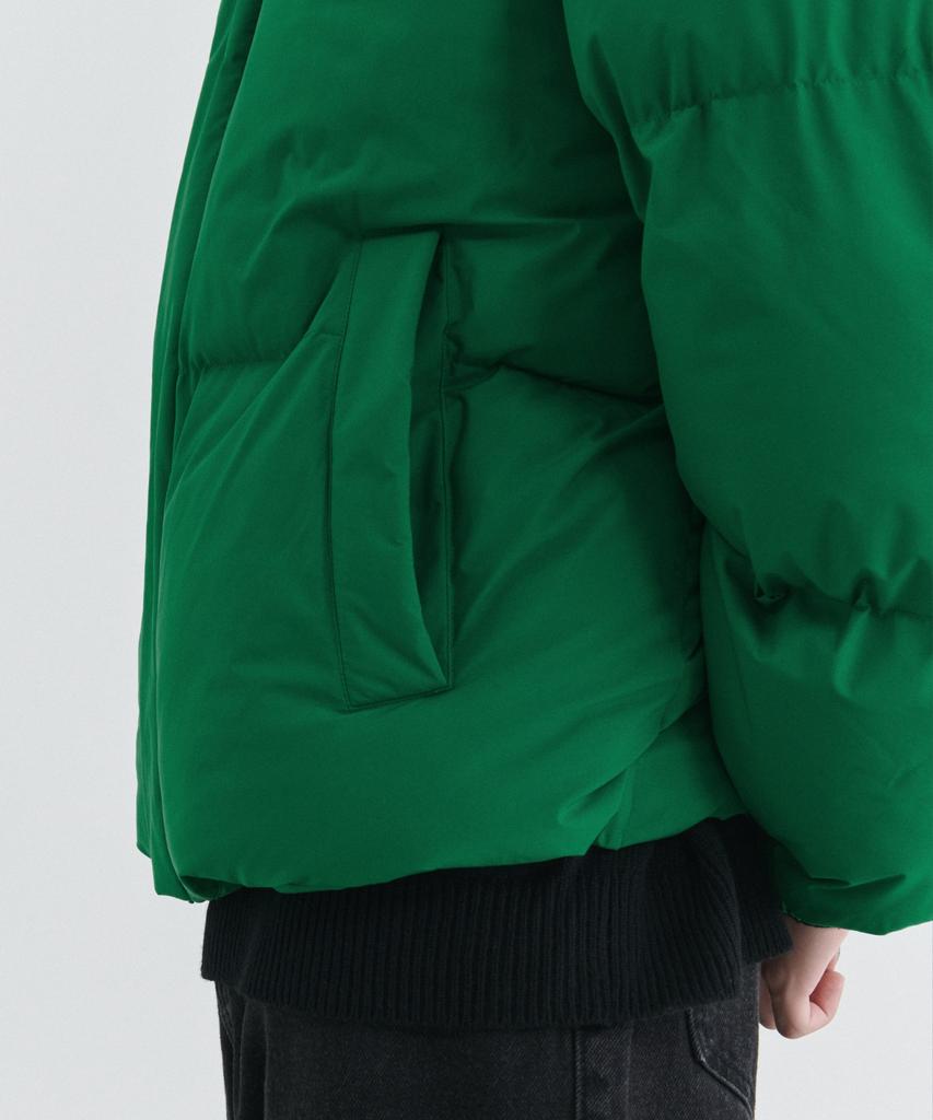 Musinsa Standard Daily Puffer Short Padded Jacket [Irish Green]