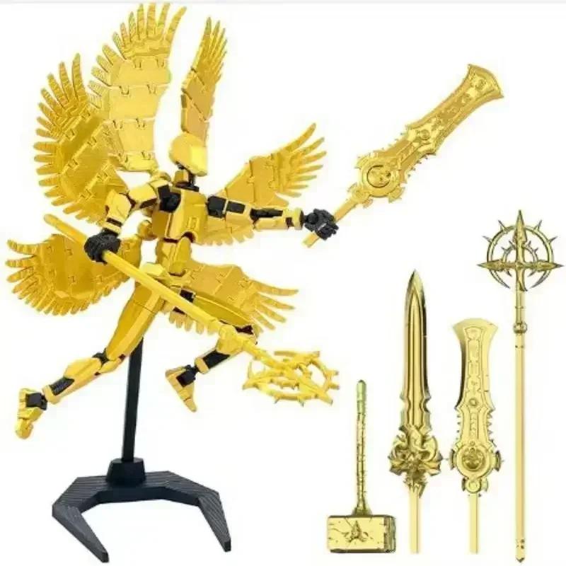 ABS Shapeshift Robot Robot Dummy Action Figures Desktop Decoration 3D Printed T13 Action Figure Model Multi-Jointed Movable