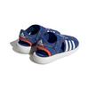 Disney x adidas Летние сандалии с закрытым носком для воды J В поисках Дори Детские кроссовки Синий Полупрозрачный-синий Облачно-белый HP7754