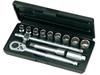 GISUKE Socket Wrench Set, 13 Pieces, S-4700
