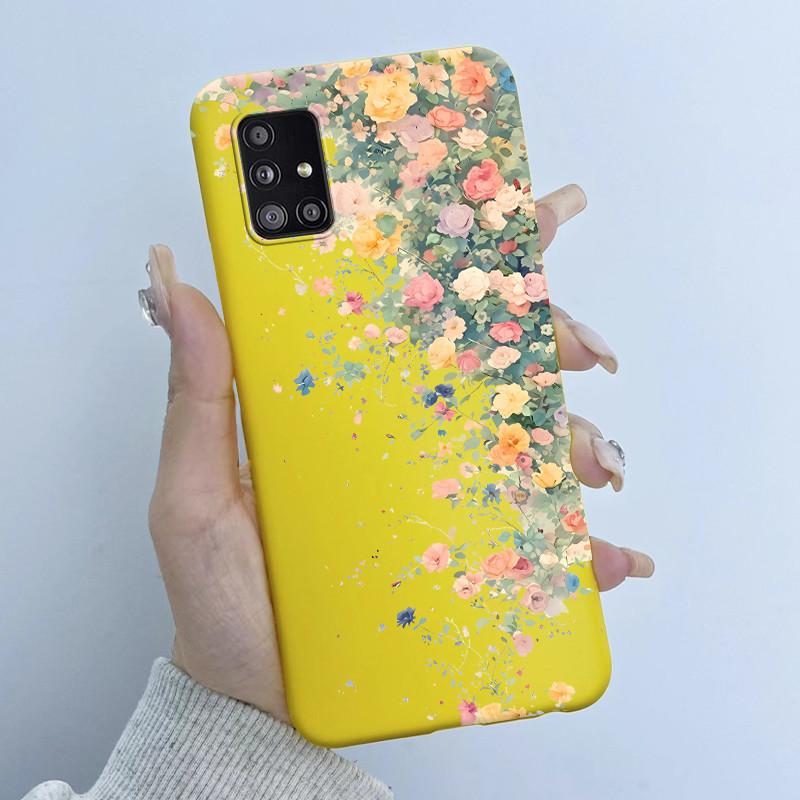 Чехол для телефона Samsung Galaxy A51 A71 5G Девочка с бабочкой Мягкий силикон ТПУ Задняя крышка SM-A516B A516N A516V A716V A716U Чехлы