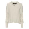 Женский свитер с длинными рукавами и V-образным вырезом VERO MODA