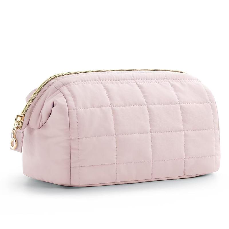Space Saving Travel Cosmetic Bag with Expandable Compartments for All Your Essentials