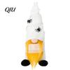 Black Red Party Favors Halloween Gnome Figurine, Faceless Dwarf Doll Decor with Devil Witch Decorative Figures for Mummy, Soft Fabric Tabletop