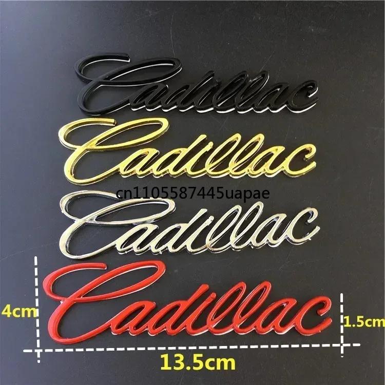 YTSG1 3D Metal Letter Car Tail Sticker Fender Side Trunk Badge For Cadillac ATS BLS CTS EXT SLR SRX STS XT4 XTS XT6 Escalade Deville