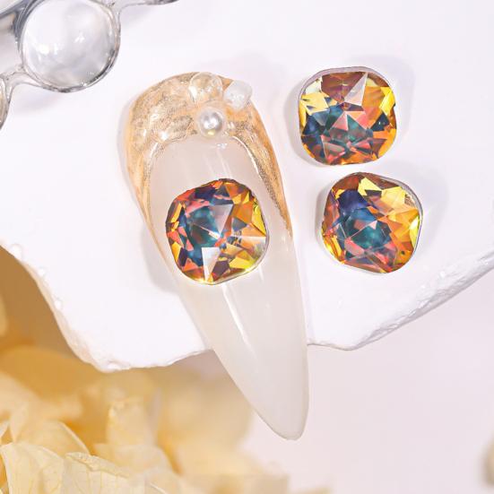 30 шт. украшения для ногтей, прочные заостренные квадратные стразы «сделай сам», ювелирные изделия для дизайна ногтей с любовью снизу