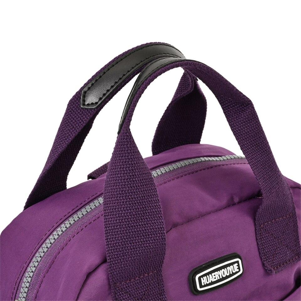 Модный водонепроницаемый нейлоновый рюкзак, женский повседневный рюкзак, сумка на плечо, нейлоновая школьная сумка большой вместимости, рюкзак