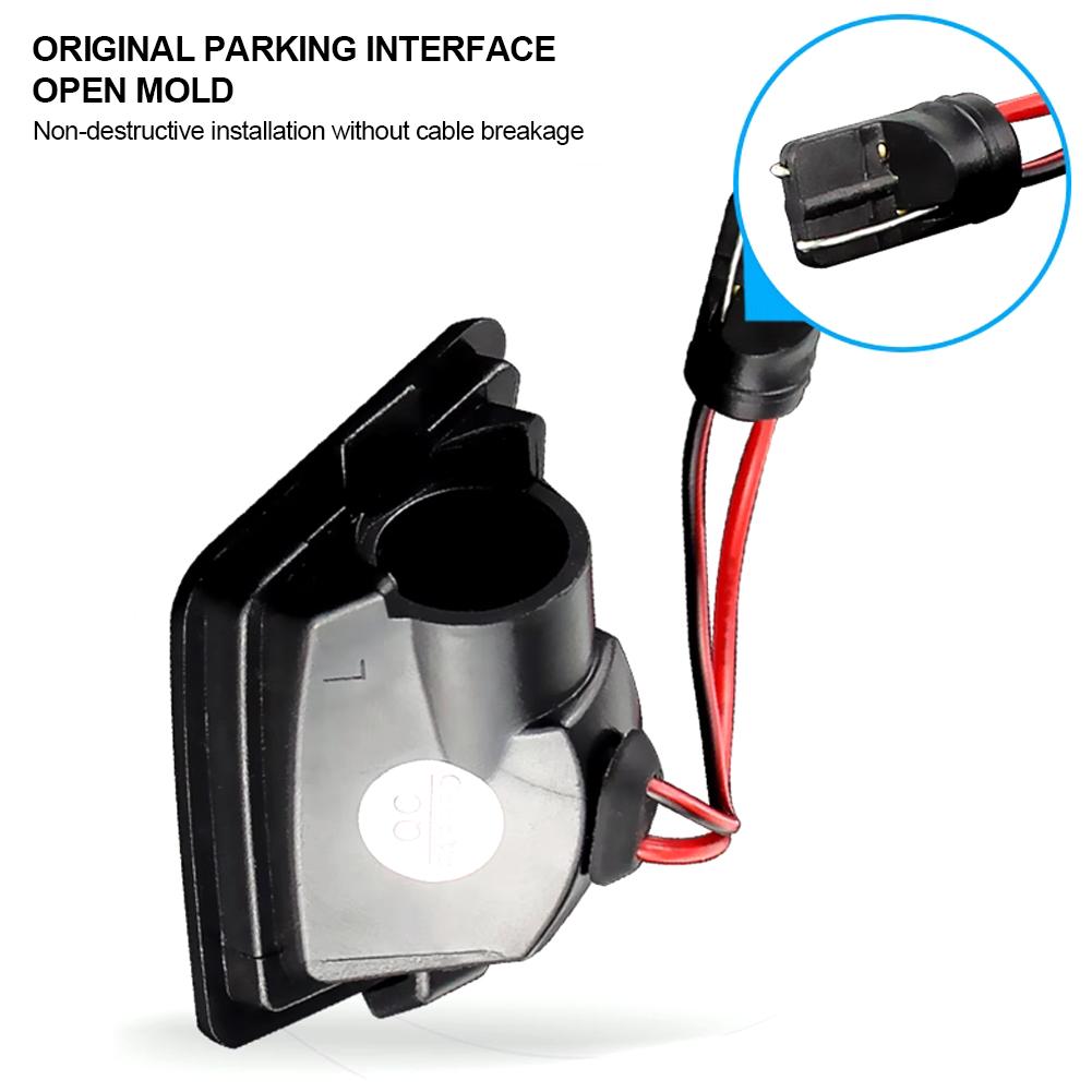 2 шт. Автомобильный светодиодный передний фонарь под зеркалом для V40 V50 C30 C70 S40 S60 S80 V50 V70 XC70 XC90 Jaguar XJ XF XK/XKR XE