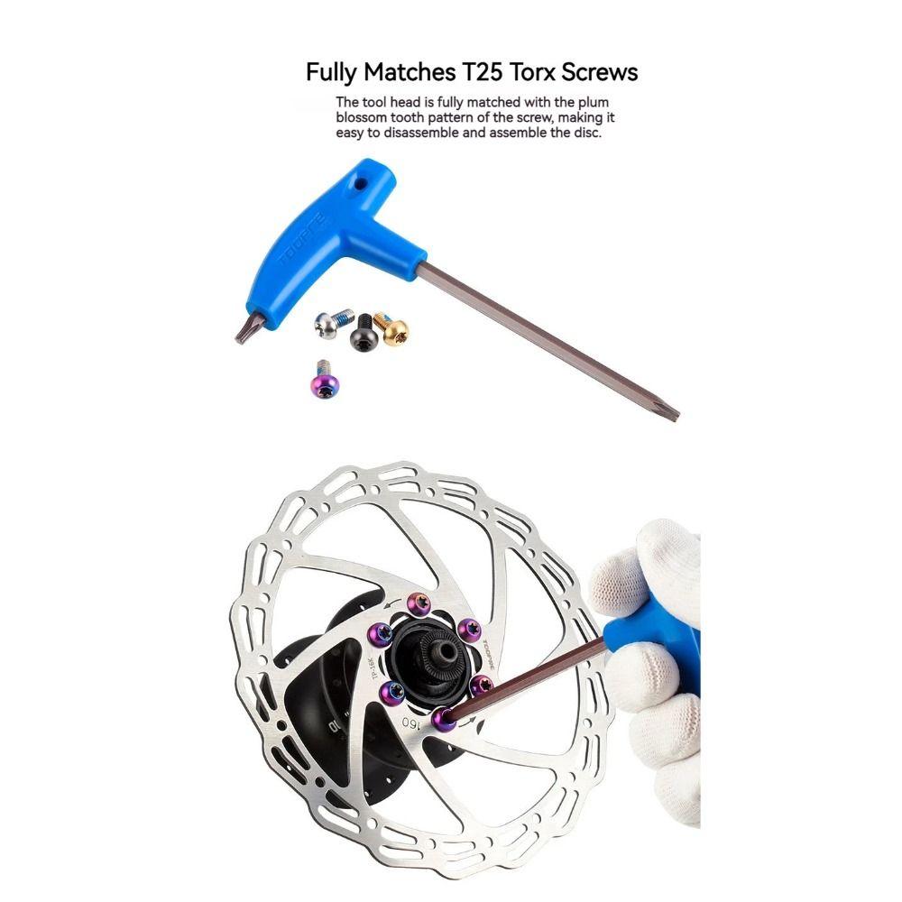 With Double Ends Bike Allen Key Wrench Plastic Handle Bicycle Spanner  Bicycle Repair Tools