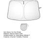 Car Windshield Sun Shade Foldable Design UV-Resistant Sun Protection Easy To Install Front Windshield Sunshade Visor for Tesla Model 3/Y