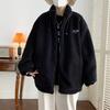 Men's Korean Style Loose Polar Fleece Jacket - Thickened Casual Autumn/Winter Trend