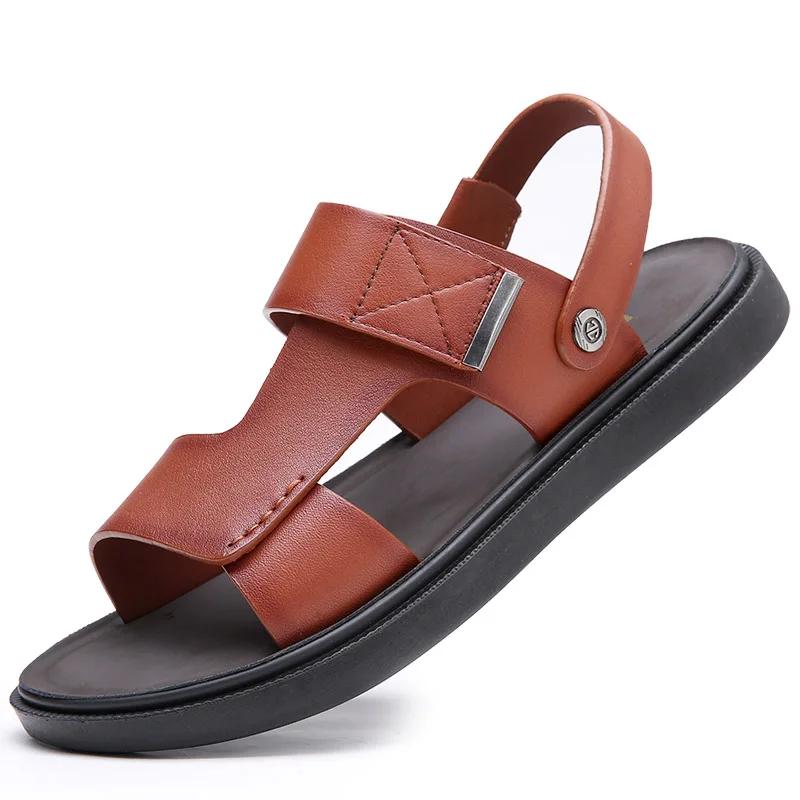 Fashion Brand Fashion Men's Shoes Summer Outdoor Open Toe Sandals Vintage Breathable Non-Slip Casual Sandals Zapatos De Hombre